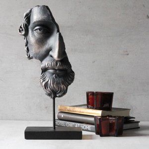 Greek God Sculpture | Poseidon Bust Statue | Roman Sculpture | Housewarming Gift